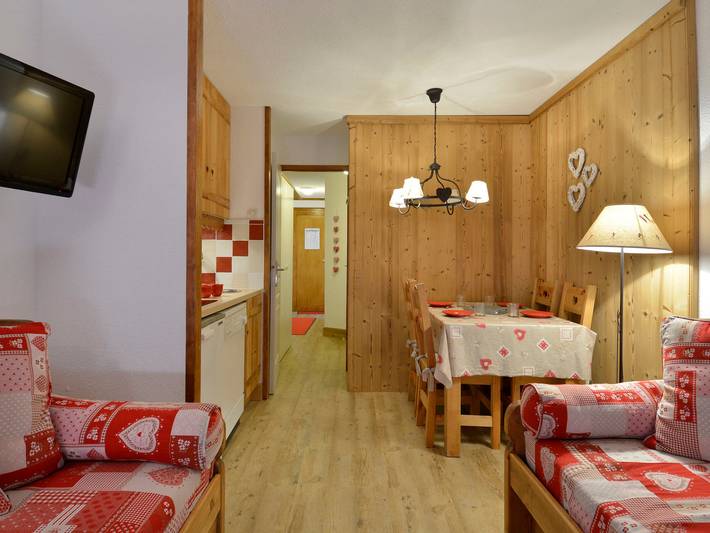 Ganze Wohnung, Ski-in-Ski-out Wohnung, renoviert, 5 Pers. in Belle Plagne, La Plagne-Tarentaise