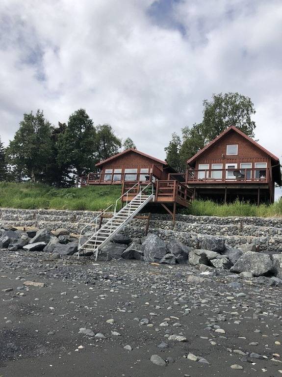 Schöne Homer Side Cabins mit Raum, um Ihr Boot parken in Homer, Kenai Peninsula