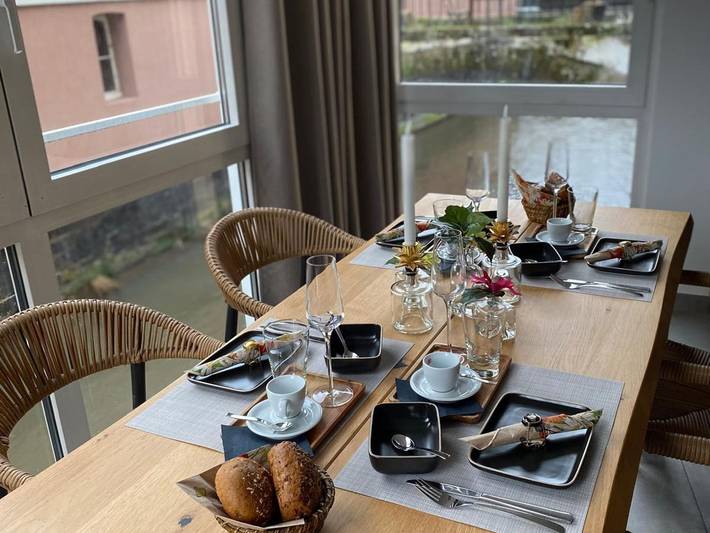 Ferienwohnung für 4 Personen, mit Terrasse in Saarburg