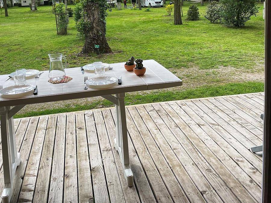 Flower Camping Saint Lambert - Safarizelt 4 personen - Lodge Kanada in Millau, Parc naturel régional des Grands Causses