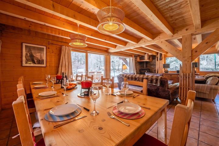 Chalet Montet Forest River Garden Lodge in Vallorcine, Bonneville region