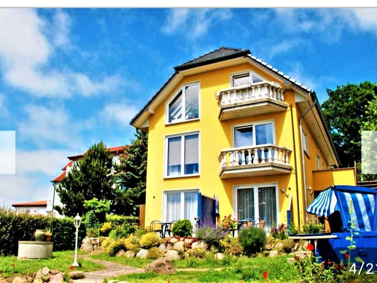 Ganze Ferienwohnung, Ferienwohnungen Haus Inselblick mit Seeblick - Ferienwohnung Lee mit Seeblick in Göhren, Rügen