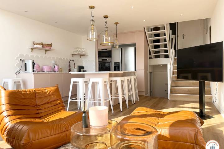 Ganze Wohnung, Ferienwohnung für 6 Personen mit Terrasse in Deauville, Lisieux und Umgebung