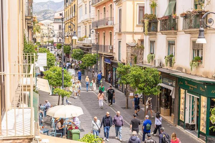 Ośrodek wypoczynkowy dla 4 osób, z Taras i Widok w Sorrento