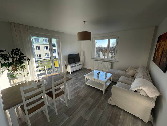 Ferienwohnung für 4 Personen, mit Balkon in Hoyerswerda