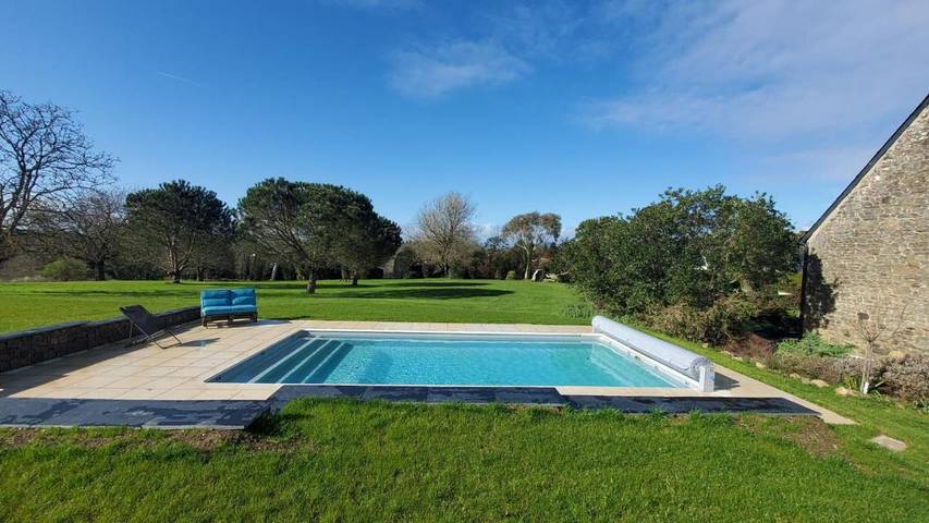 Maison de vacances pour 6 personnes, avec vue ainsi que jardin et piscine - 1