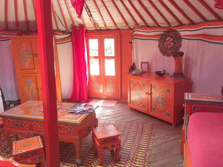 Chambre d’hôte pour 4 personnes, avec Terrasse ainsi que Jardin et Vue