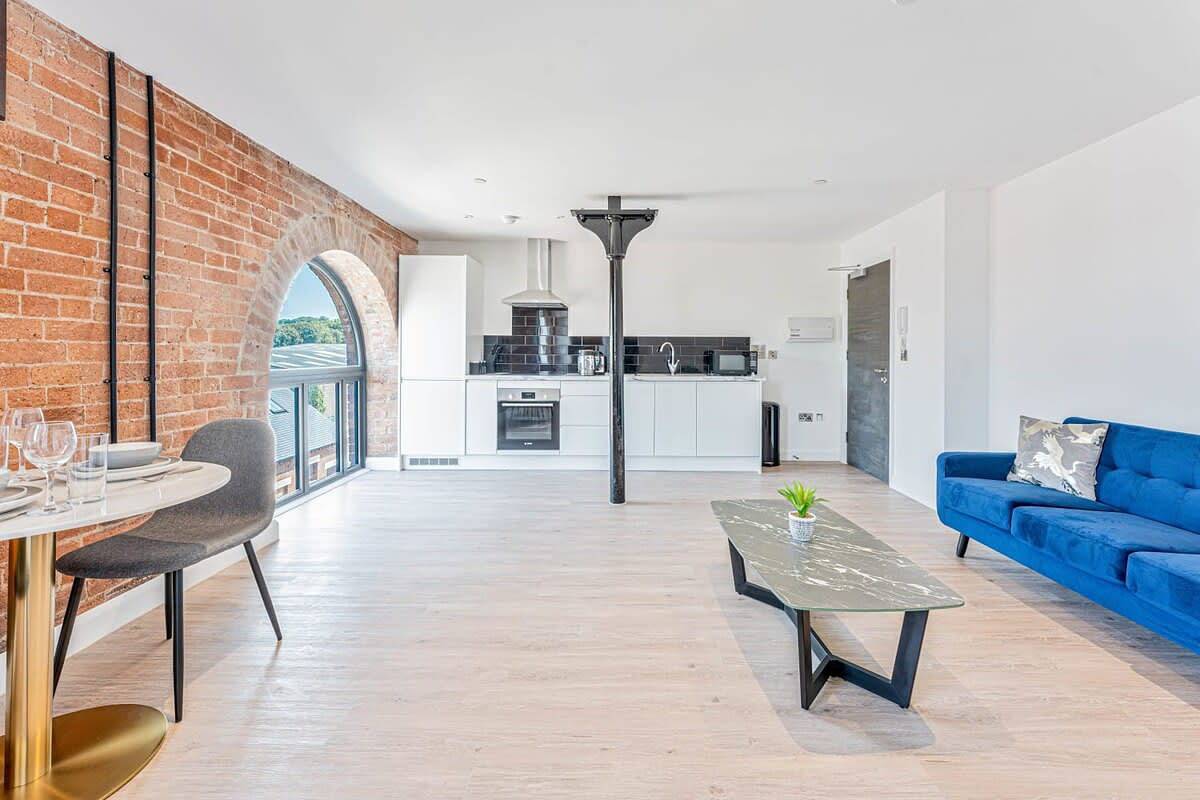 Entire apartment, Stunning 1 Bed Apartment in Burton-on-Trent in Staffordshire