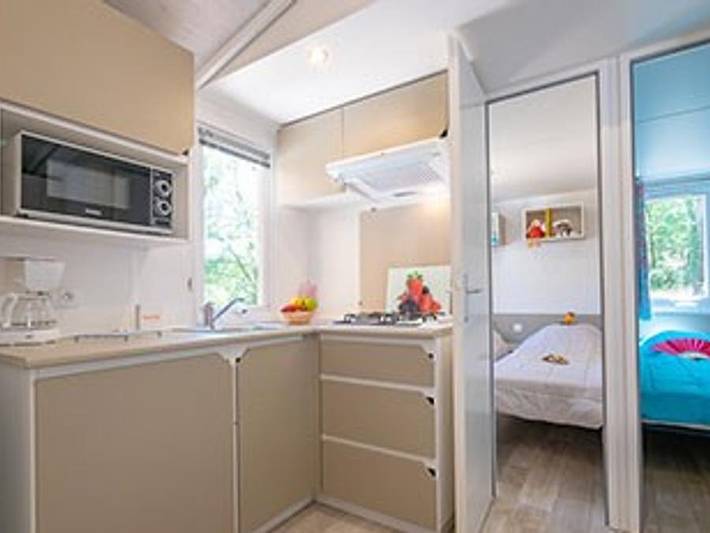 Camping La Pinède en Provence - Mobilheim 6 personen - Salbei Plus in Mondragon, Vaucluse