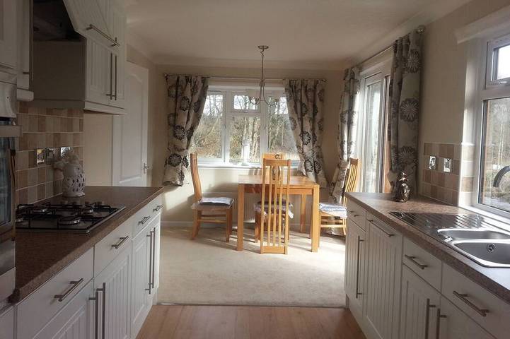 Lodge for 4 people, with garden in Auchterarder