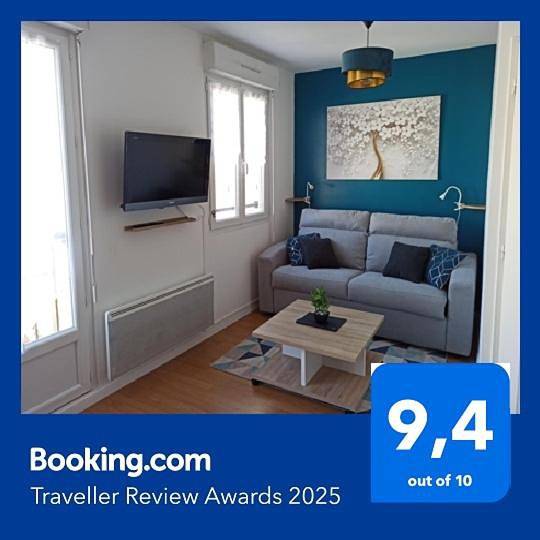 Appartement entier, Studio cosy, Meaux centre, Disney-Paris, proche gare et activités in Meaux, Seine-et-Marne