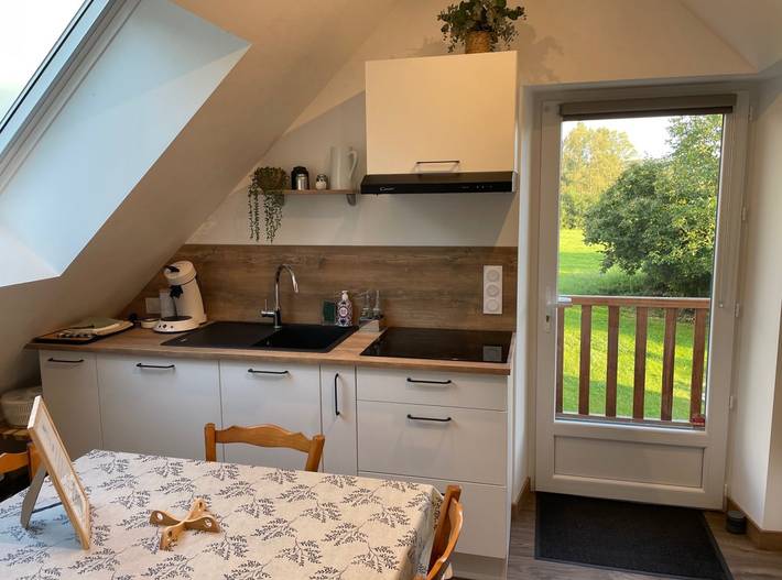 Gîte pour 4 personnes, avec balcon ainsi que piscine et jardin dans Orne - 4