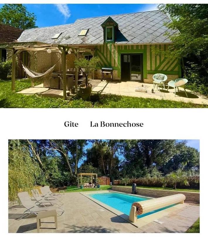 Ferienhaus für 10 Personen, mit Terrasse und Garten sowie Pool