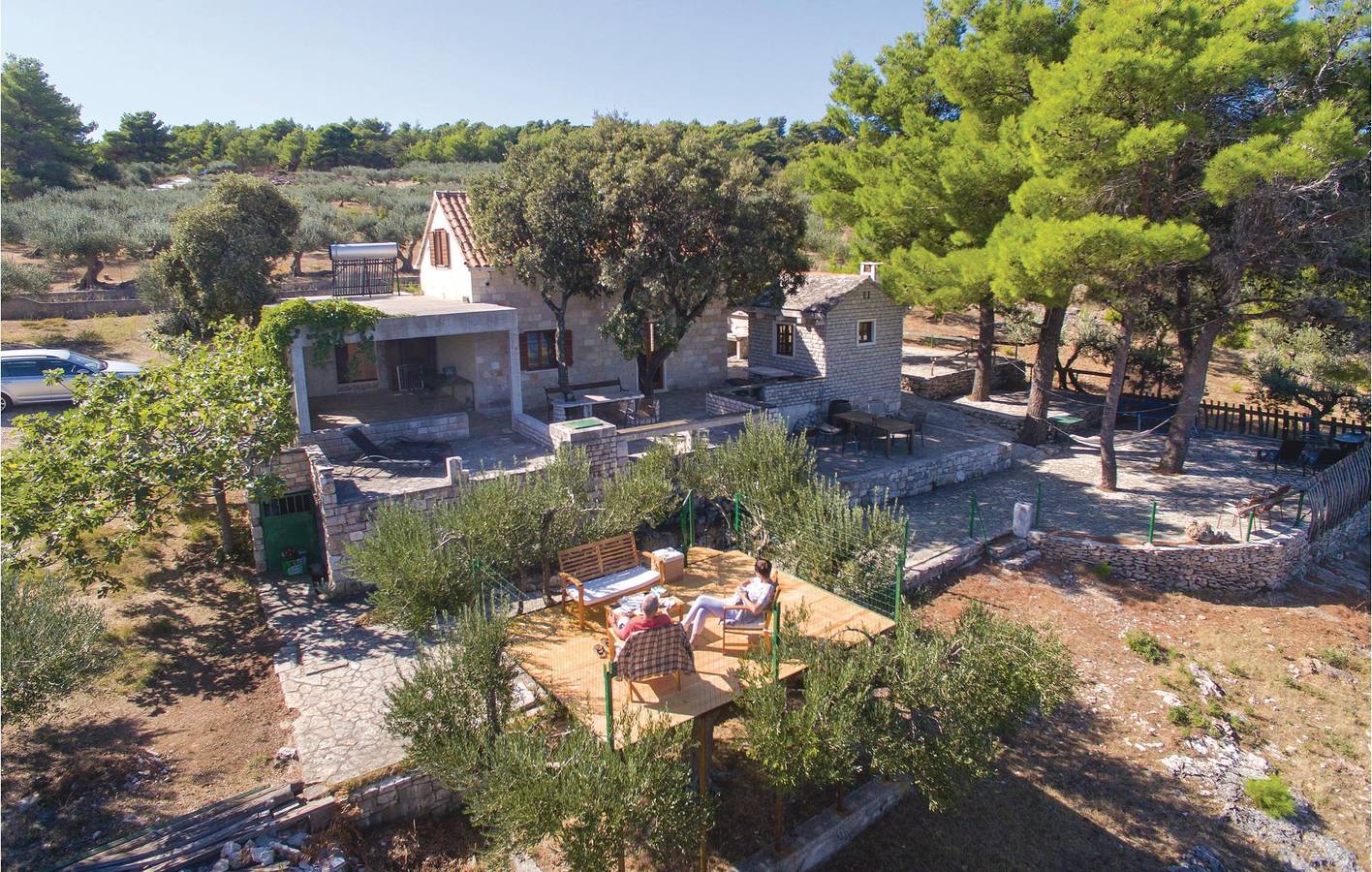Ferienhaus für 6 Personen mit Ausblick in Postira, Brac