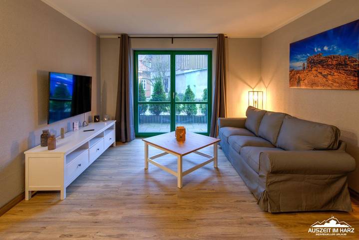 Ferienwohnung für 2 Personen, mit Terrasse und Garten im Ostharz