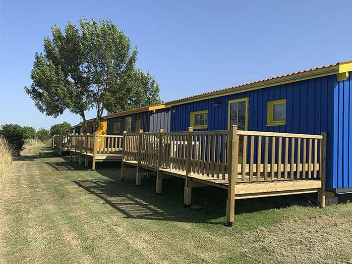 Camping du Lac de Saujon - Mobilheim 4 personen - 2 Zimmer Mit Blick Auf Den See in Saujon, Côte de Beauté