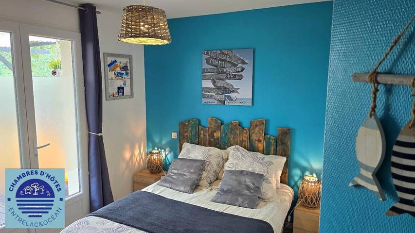 Appartement de vacances pour 2 personnes, avec vue ainsi que terrasse et jardin