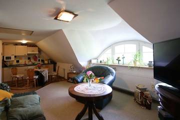 Ferienwohnung für 3 Personen, mit Garten, mit Haustier in Saal