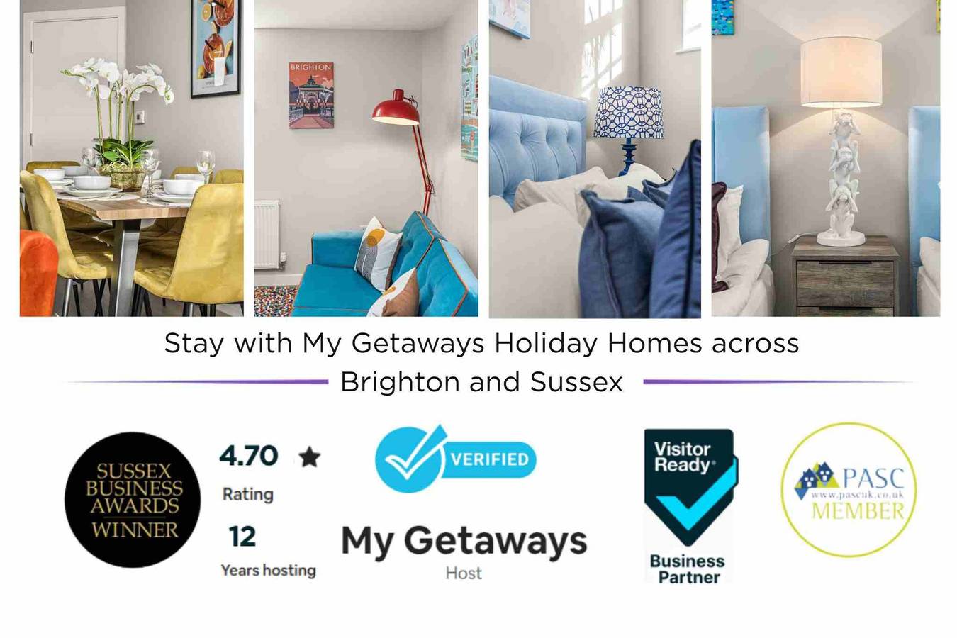 Entire apartment, Buzzing Brighton Apartment 2 | By My Getaways in Brighton, Sussex