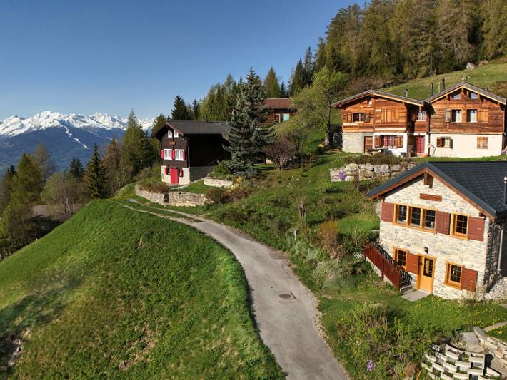 Ferienhaus für 5 Personen, mit Terrasse und Garten in Ayent