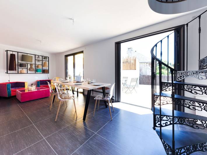 Maison de vacances pour 7 personnes, avec jardin et terrasse