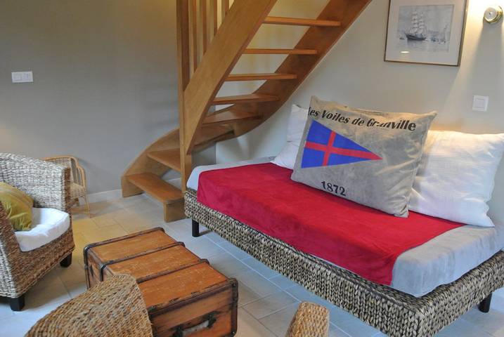 Gîte pour 5 personnes, avec jardin et terrasse à Blainville-sur-Mer - 4