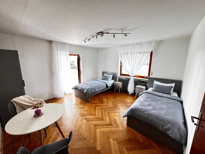 Vakantiewoning voor 2 personen, with tuin and uitzicht as well as balkon in Ingolstadt