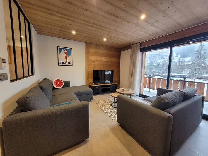 Chalet pour 6 personnes, avec balcon à Les Gets - 2