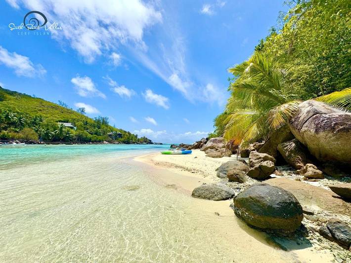 Villa für 2 Personen, mit Ausblick und Garten sowie Pool auf den Seychellen