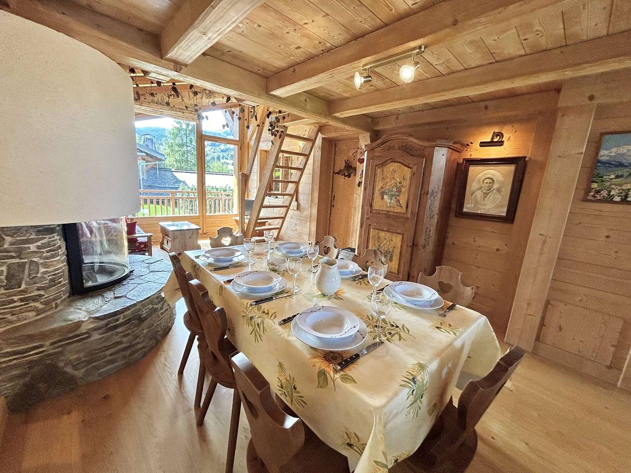 Appartement entier, Appartement Duplex 2 pièces, 4 couchages, proche pistes de ski, garage, Demi-Quartier in Demi-Quartier, Pays du Mont-Blanc