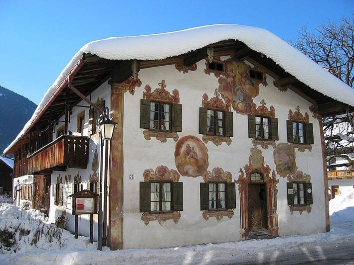 Ferienwohnung mit 1 Schlafzimmer in Unterammergau, Bayerische Alpen