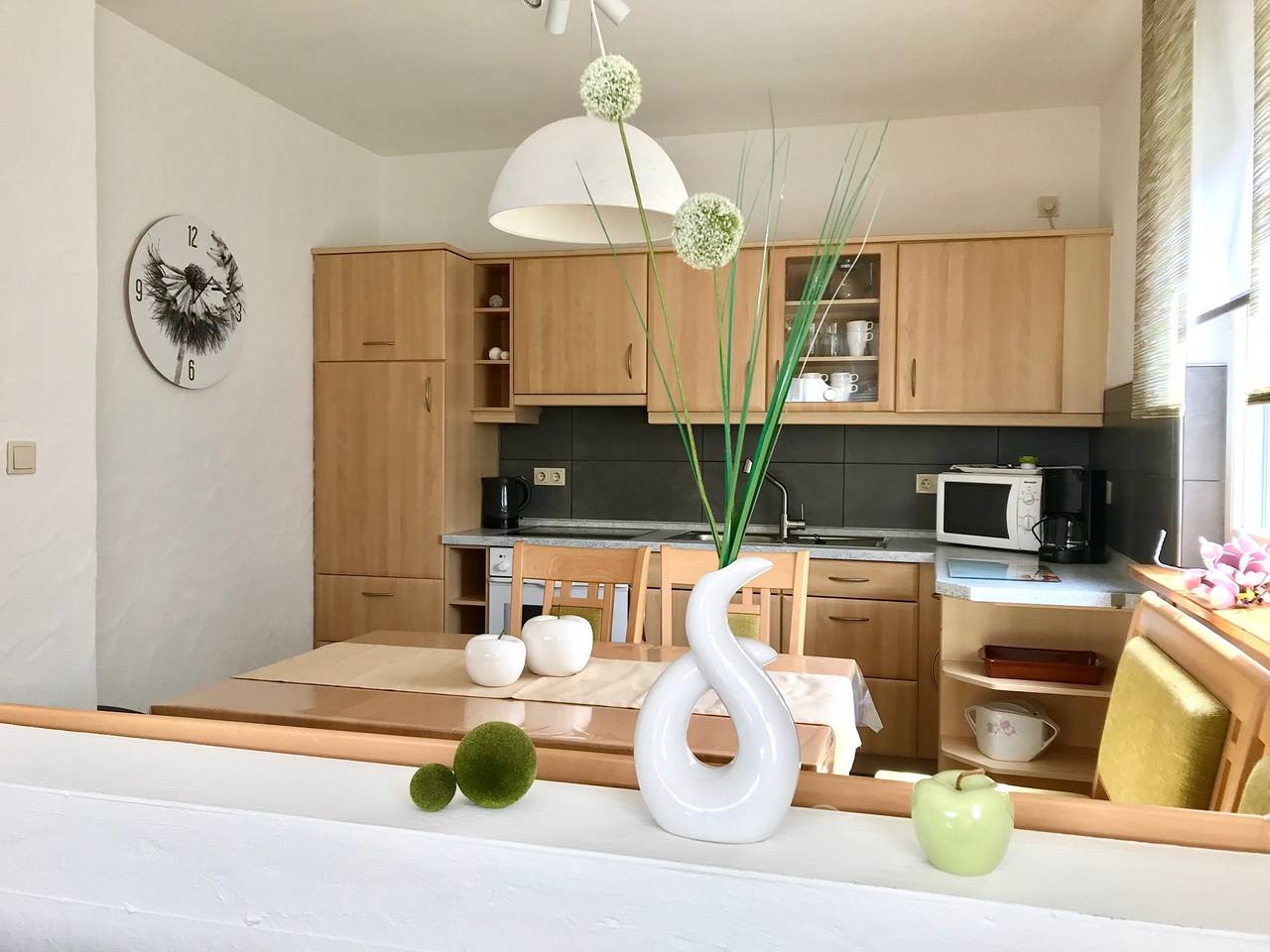 Ferienhaus 2 An der Rodach - Ferienwohnung 3 An der Rodach im Eg mit Naturmaterialien eingerichtet in Steinwiesen, Frankenwald