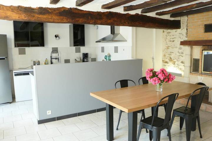 Location de vacances pour 4 personnes, avec jardin à Vauchrétien