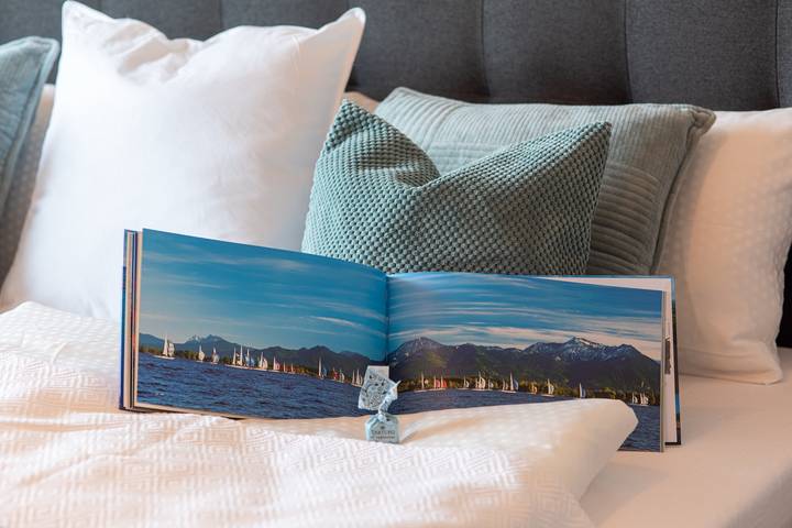 Ferienwohnung für 6 Personen, mit Sauna und Garten, kinderfreundlich in Übersee - 3