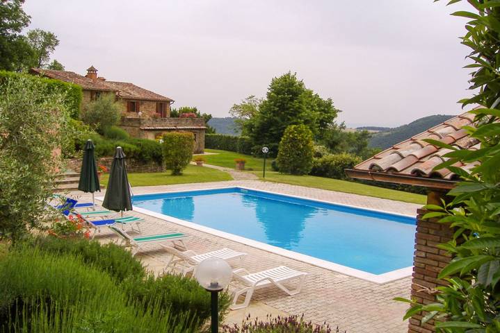 Chalet para 10 personas con balcón/terraza in Lisciano Niccone, Valtiberina