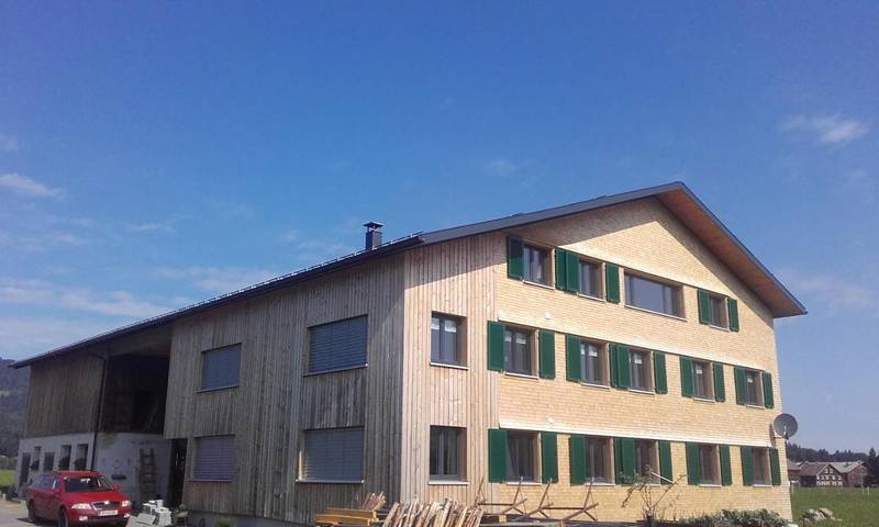 Ferienwohnung für 6 Personen, mit Garten und Ausblick