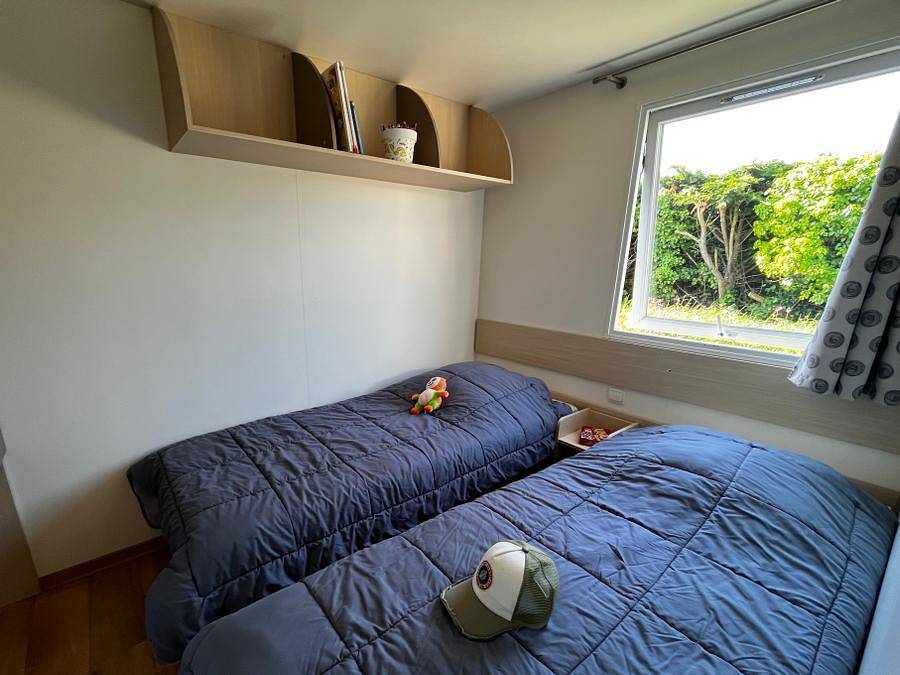 Camping Sunêlia la Baie de Saint Pol - Mobilheim 4 personen - Komfort - 2 Zimmer - 25m² in Saint-Pol-de-Léon, Ceinture Dorée