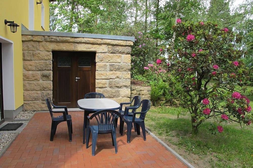 Ganze Wohnung, Ferienwohnung \"Flößersteig\", 2 Schlafräume - Ferienhaus Schrammsteinblick in Reinhardtsdorf-Schöna, Elbsandsteingebirge