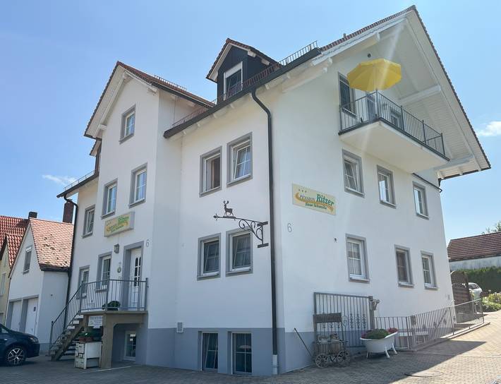Pension für 2 Personen, mit Balkon und Balkon/Terrasse sowie Terrasse und Garten in Fränkisches Seenland - 2