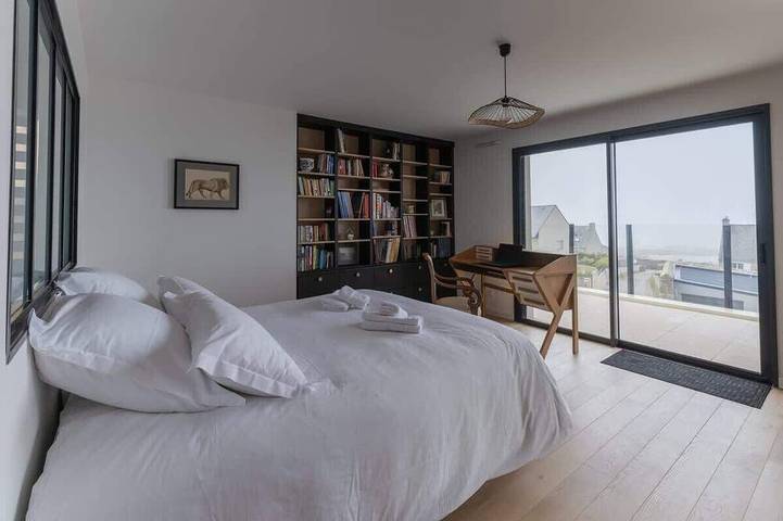 Appartement entier, Ar Skol - Magnifique duplex face à la mer in Porspoder, Région de Brest