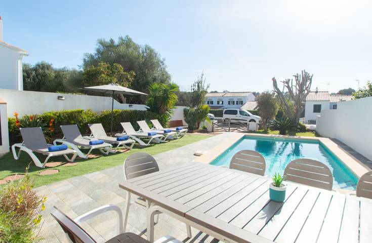 Villa pour 8 personnes, avec terrasse et jardin à Cala Galdana