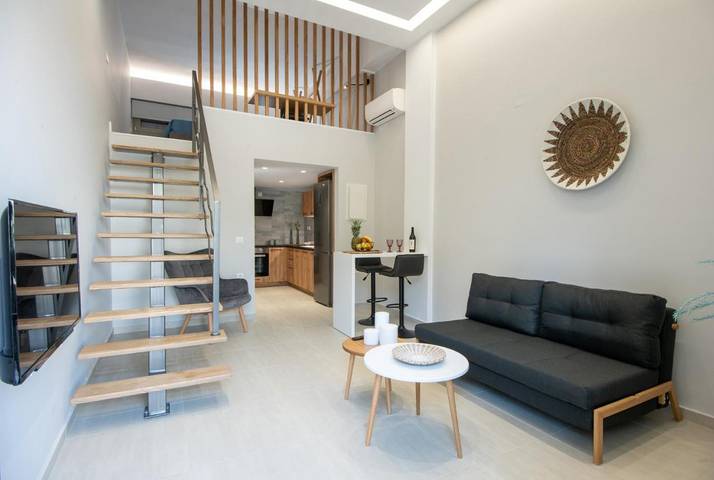 Maison d’hôte pour 2 personnes, avec Balcon et Terrasse à Agios Nikolaos