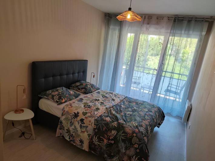 Gîte pour 2 personnes, avec balcon et vue à Déville-lès-Rouen