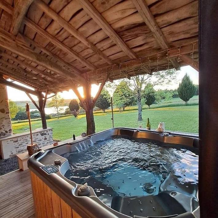Maison de vacances pour 8 personnes, avec vue sur le lac ainsi que jardin et vue
