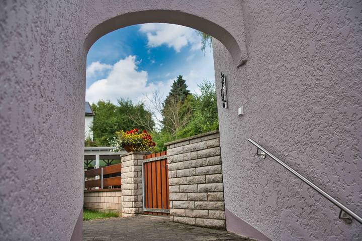 Ferienwohnung für 3 Personen, mit Balkon und Balkon/Terrasse sowie Terrasse und Garten in Haundorf - 4
