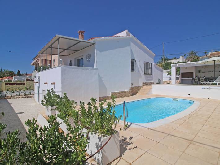 Ferieudlejning for 4 personer, med terrasse og have, husdyr tilladt i Calpe