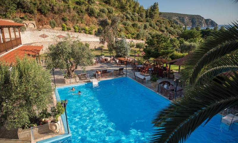 Apartmenthotel für 3 Personen, mit Garten und Pool sowie Terrasse und Ausblick in Chalkidiki - 4