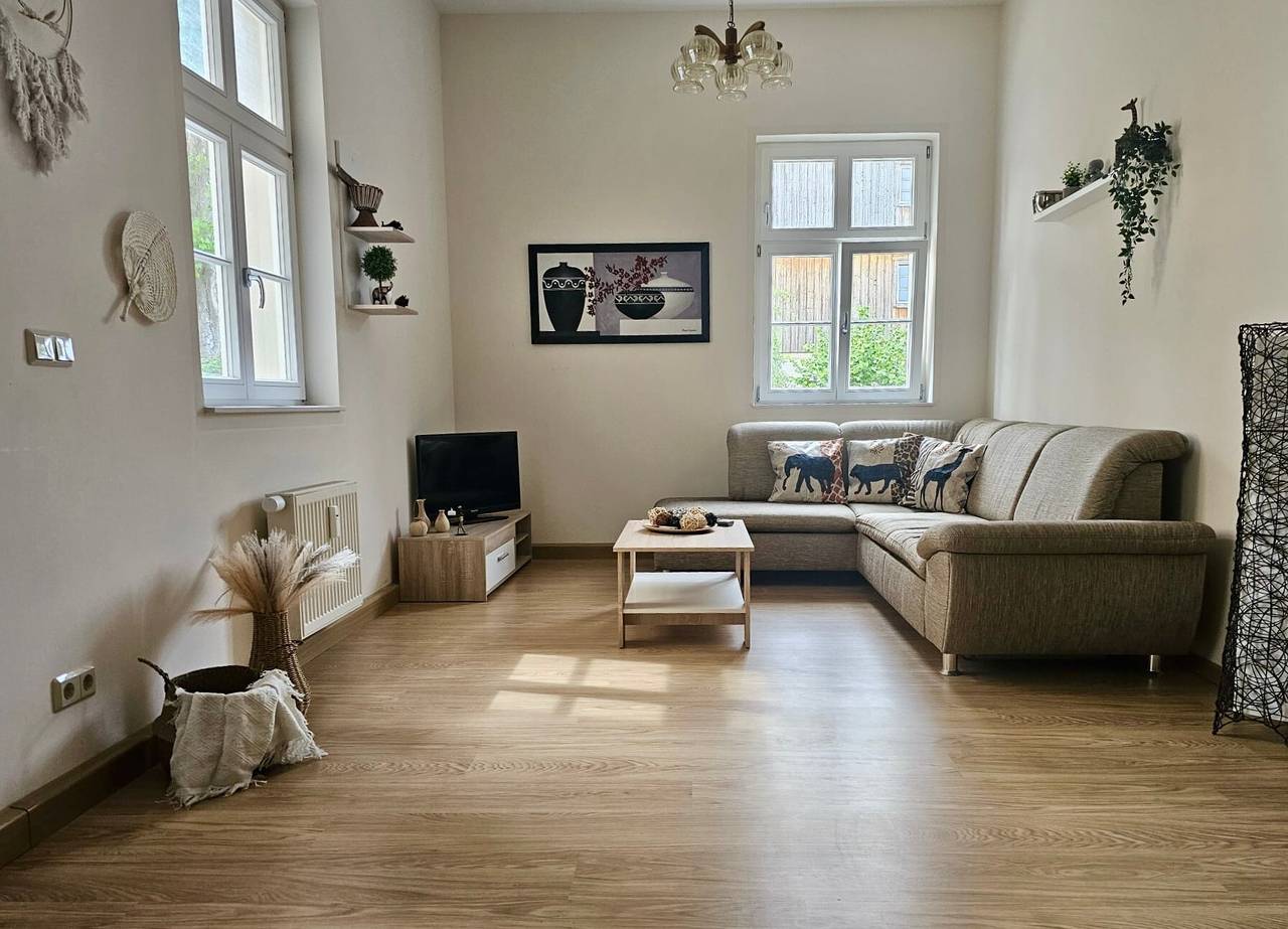Ganze Wohnung, Ferienwohnung 'African Style In Kleinwelka' mit Gemeinschaftsgarten und Wlan in Bautzen, Oberlausitz-Niederschlesien