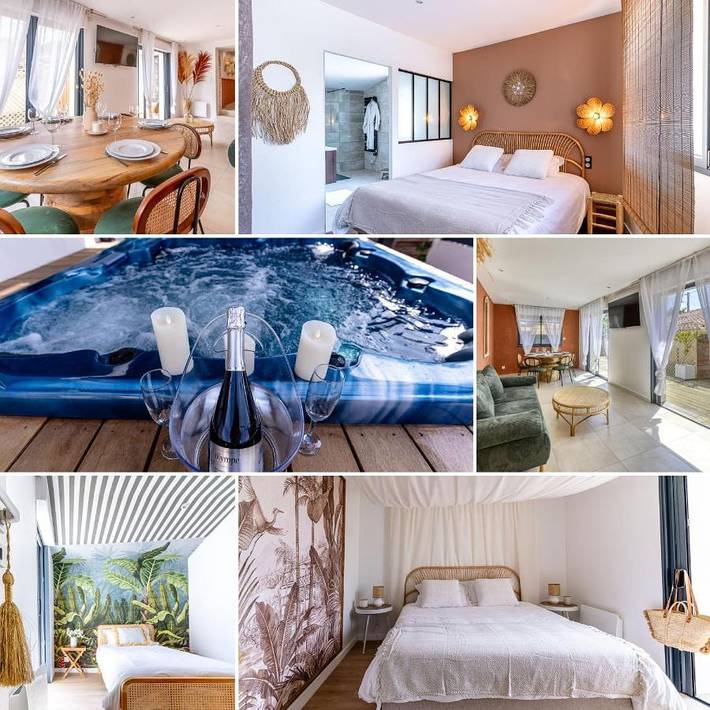 Location de vacances pour 7 personnes, avec jacuzzi et jardin, animaux acceptés à Vertou - 3