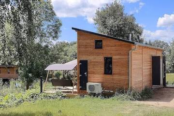 Ferienhaus für 5 Personen, mit Balkon und Pool sowie Garten in Sächsische Schweiz